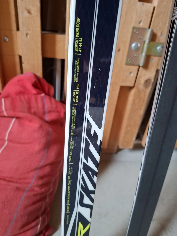 Langlaufski "Fischer Skate" + Langlaufstöcke "Salomon" - Bild 4 von 4