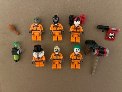 Lego Batman Arkham Asylum Minifigures X6 76300 Joker Bane Penguin