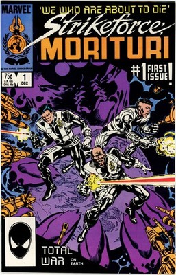Strikeforce Morituri #1 1986 Marvel Comics VF/NM Comic Book Direct