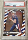 2024 Panini Prizm - Rookies Drake Maye #329 Red White & Blue Prizm (RC)