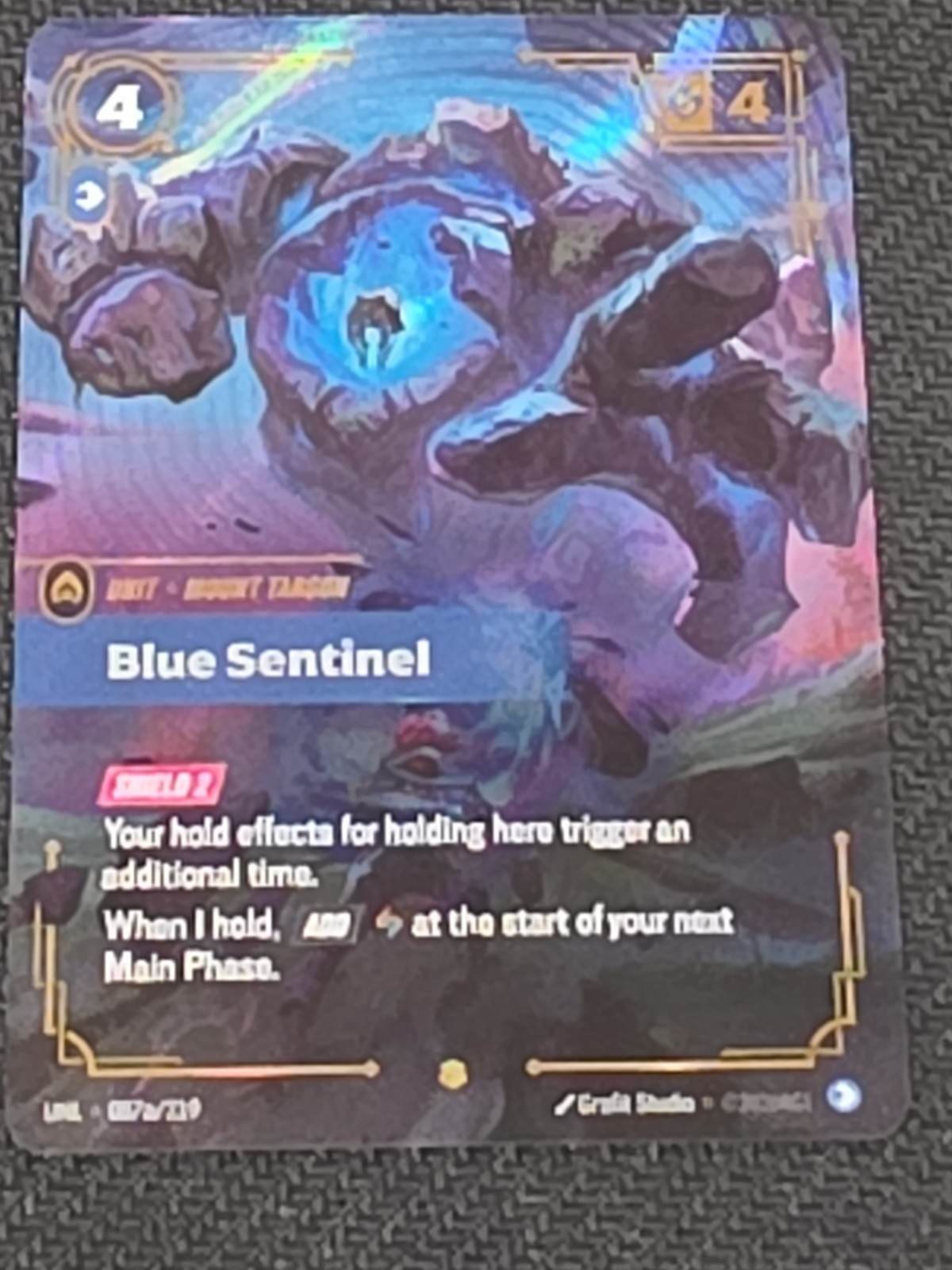 Riftbound Unleashed Blue Sentinel Alt Art 087a/219 Near Mint