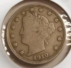Photo of a 1910-P Liberty Nickel from an eBay sale