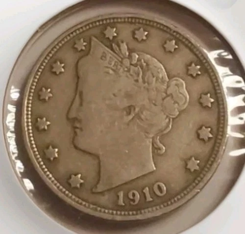 Photo of a 1910-P Liberty Nickel from an eBay listing that sold on Jul 22, 2026