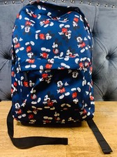 Disney Parks Mickey Mouse 18" Backpack All Over Print Laptop Pocket Disneycore