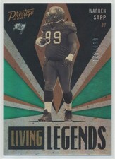 Warren Sapp 2021 Panini Prestige Living Legends Xtra Points Green /199 #LL-8