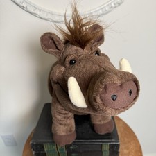 Disney BAB Build A Bear The Lion King Pumba Warthog Plush Stuffed Animal NWOT