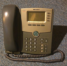 Cisco SPA504G 4-Line Gray IP VoIP Phone Speakerphone Ethernet RJ-45 
