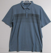Men's Travis Mathew Coastal Chest Stripe Polo Golf Shirt Size XXL
