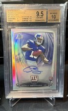 Topps 2014 Bowman Chrome Odell Beckham Jr Giants RC Auto Refractor #RCRA-OB