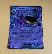 Pokemon TCG Scarlet & Violet Banette ex 88/198 NM Double Rare