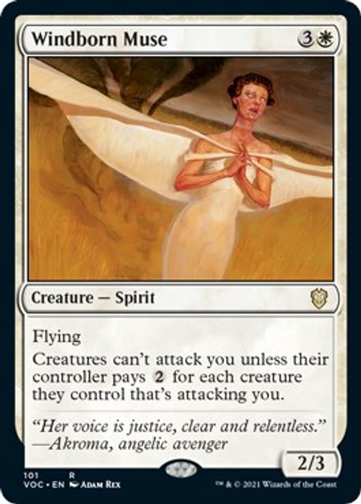 Windborn Muse Commander: Innistrad: Crimson Vow Magic 101 Near Mint Rare