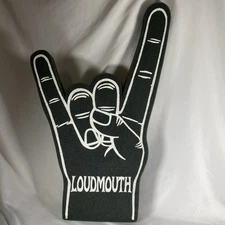 Vintage Loudmouth Band Foam Finger Rock Music 90’s