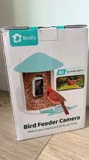 Birdfy Feeder Smart Bird feeder  With 1080P Camera & Solar Panel. Brand New Blue