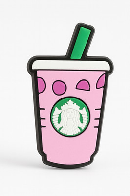 Pink Starbucks Drink Shoe Charm | Fits Crocs | Cute Coffee Cup Jibbitz Style Acc