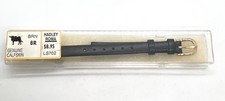 NEW VTG HADLEY ROMA Dark Brown Calfskin Leather Watch Band 8mm Lugs Spring Bars