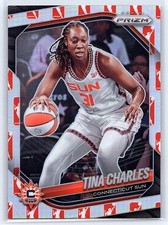TINA CHARLES - 2025 Panini WNBA Prizm #3 - WNBA Logo Prizm