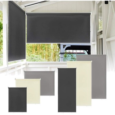 Balkonrollo 140x140cm mit elegantem Beige - Modern und Praktisch
