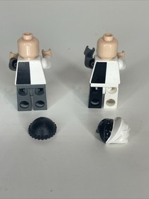 Lego Batman DC Comics Two-Face Minifigure 7781 Black Stripe Hips And Henchman!