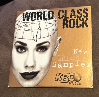 World Class Rock KBC 97.3 FM New Music Sampler CD Free Shipping