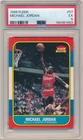 MICHAEL JORDAN 1986/87 FLEER #57 RC ROOKIE CARD CHICAGO BULLS PSA 5 NM