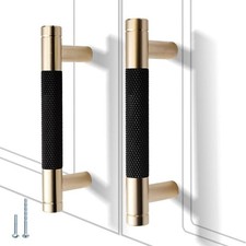2 Pack 3 Inch 76 mm Knurled Cabinet Handles Cabinet Pulls Aluminum Handles Pu...