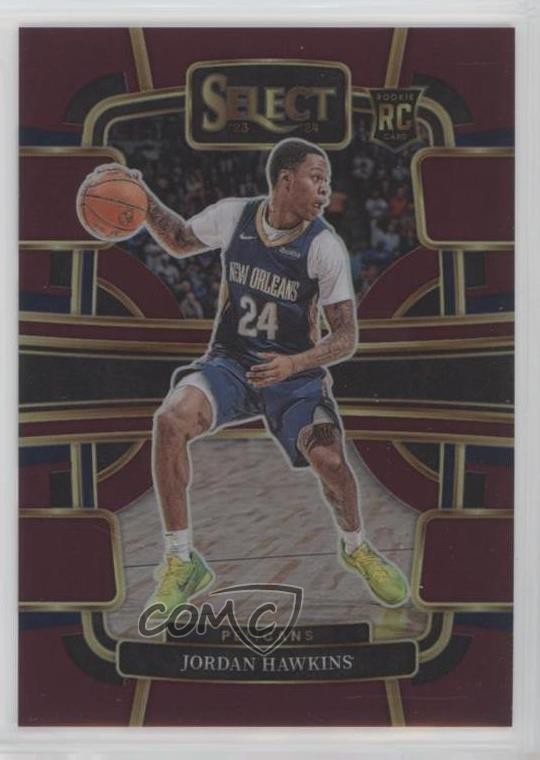 2023-24 Panini Select Concourse Maroon Prizm 151/175 Jordan Hawkins #72 zg6