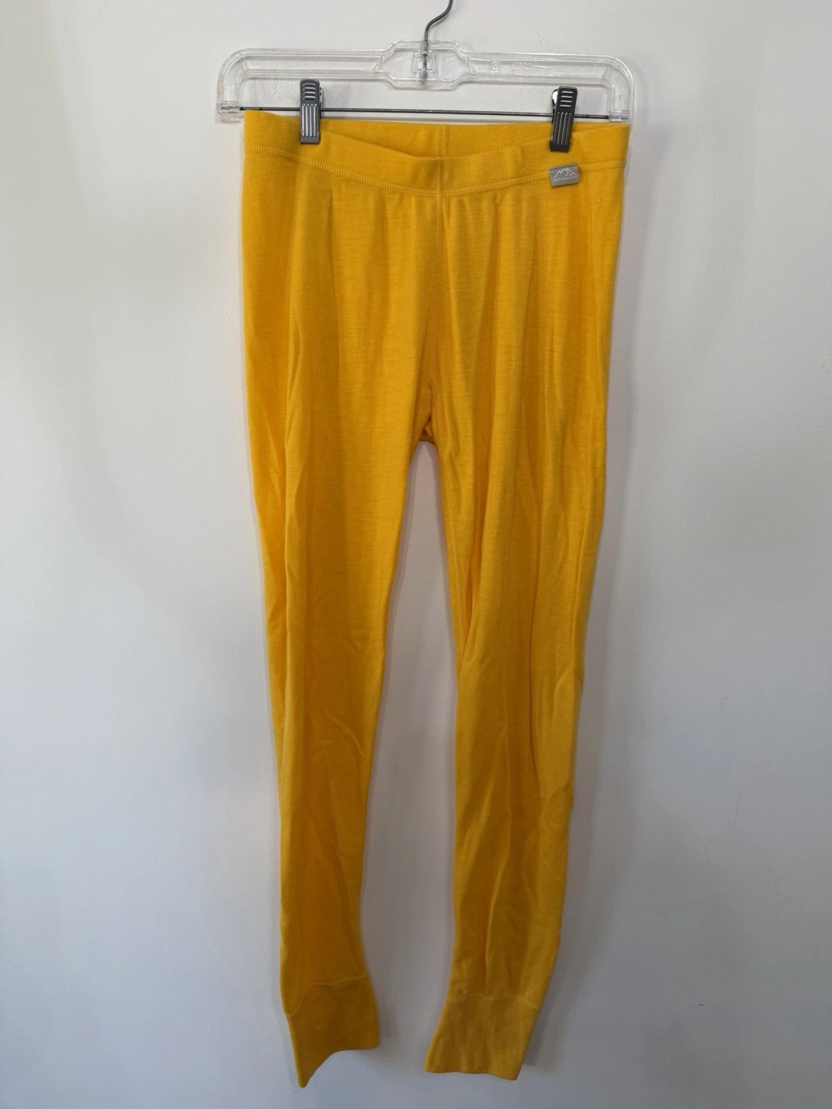 Merino Tech 100% Merino 250 Wool Base Layer Leggings Superfine Yellow Women's M