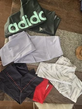 Set Of 4 Leggings Sz M /  Different Brands