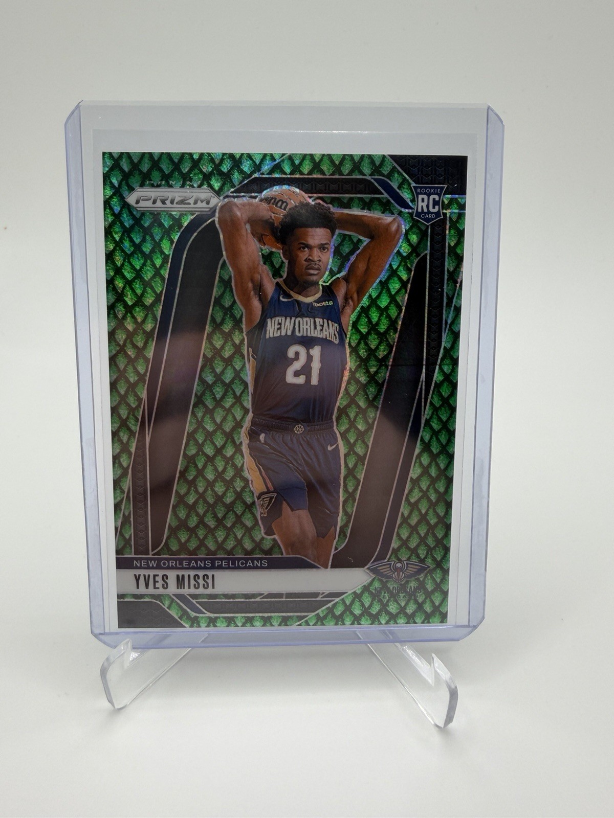 2024-25 Panini Prizm China Yves Missi JADE DRAGON SCALE ROOKIE 1/48 #233