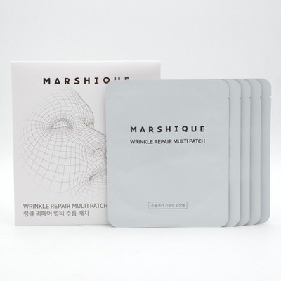 MARSHIQUE Wrinkle Repair Multi Patch 5 Sheets Forehead Smile Line Patch K-Beauty