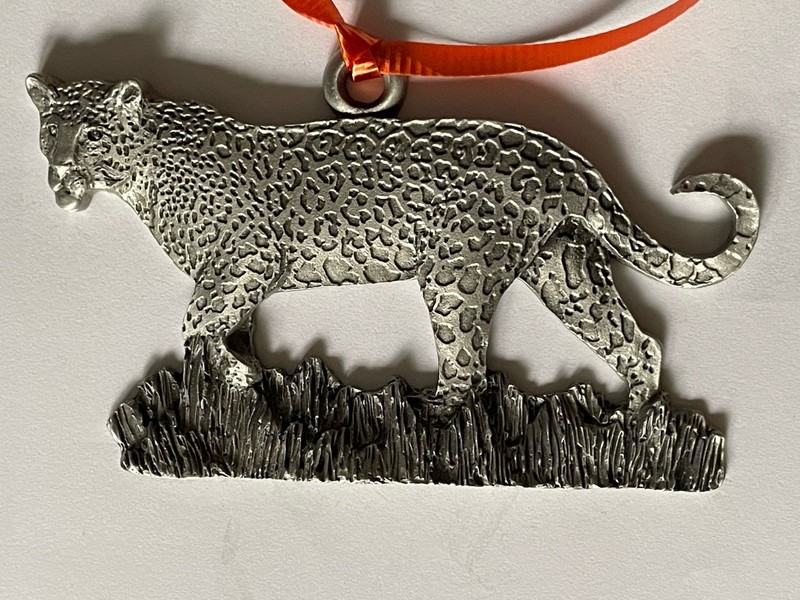 Fine Pewter Animal Ornament - Jaguar