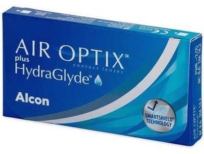 Alcon AIR OPTIX plus HydraGlyde Monatslinsen, 3er Pack - 6,75 dpt