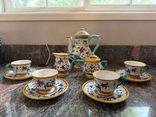 14-piece Deruta Coffee Set-Ricco Pattern