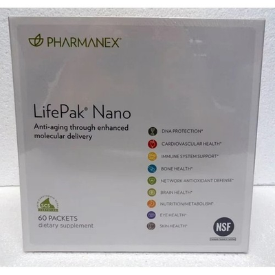#ad Nu Skin NuSkin Pharmanex Lifepak Nano Anti Aging 60 packets NEW SEALED $138.00