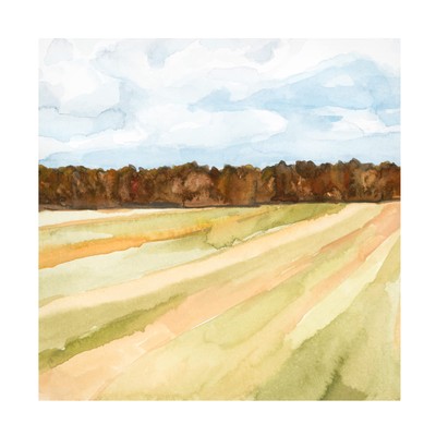 'Autumn Crops I' Canvas Art by Annie Warren 14x14