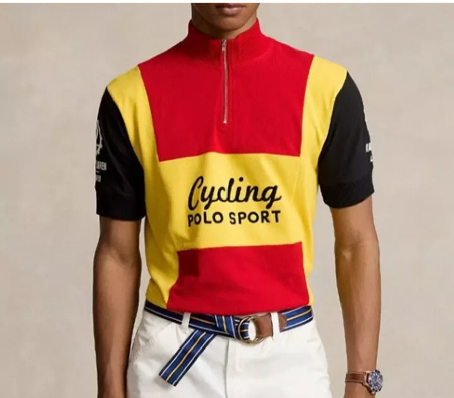 Polo Sport Ralph Lauren - Quarter-Zip Jersey "Le Cyclisme" Cycling Team - M - Bild 3 von 4