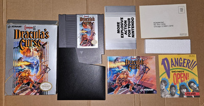 NES Castlevania III 3 Dracula's Curse CIB Complete Nintendo Entertainment System