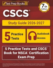 CSCS Study Guide 2026-2027 5 Practice Tests and CSCS Book for NSCA Certificat...
