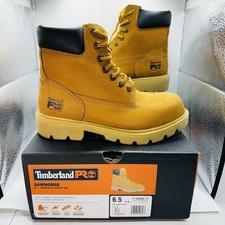 Timberland PRO Sawhorse 6  Men Size 6.5 Women 8 Wheat Composite Safety Toe Boots