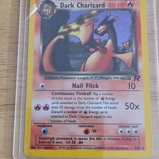 Pokémon Dark Charizard 4/82 Team Rocket Holo Rare Unlimited English Card