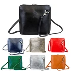 Ladies Vera Pelle Crossbody Bag Genuine Italian Leather Shoulder Handbag
