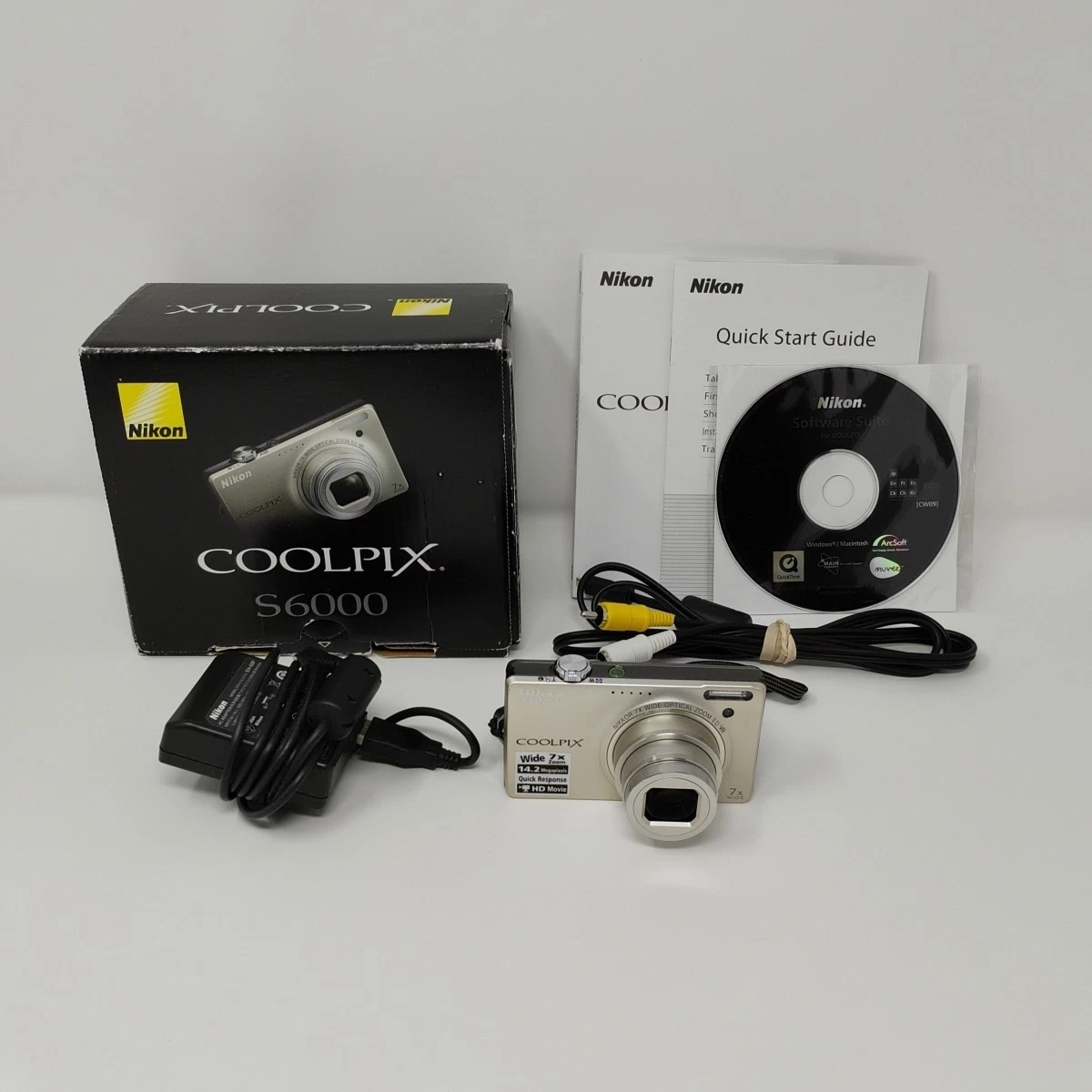 Nikon COOLPIX Nikon Coolpix S6000 Digital Cameras for sale | eBay