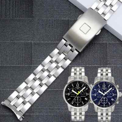 19 20mm Stainless Steel Watch Band Strap For Tissot Prc200 T461 T17 014 Bracelet