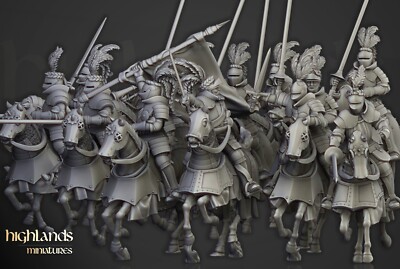 8x Sunland Imperium Ritter Highland für AOS Sigmar Inner Circle