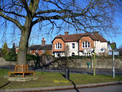Photo 6x4 Elstead Village Green A corner of the small triangular green at c2010