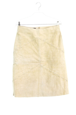 MORGAN Suede Skirt Lacing D 36 beige