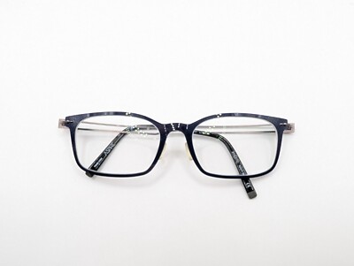 Aspire Eyeglasses Frames Only, 52-17-145, Navy Blue