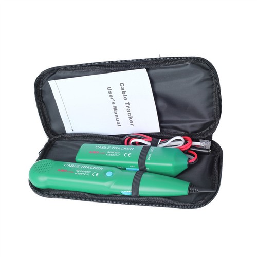 MS6812 Détecteur de Câble Réseau Tone Générateur Sonde Tracker Testeur de Fil Traceur Set - Photo 2/10