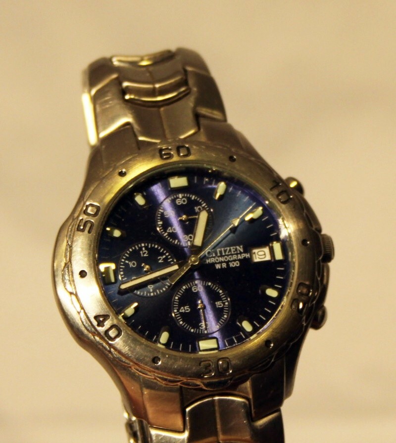 Citizen WR100 Chronograph watch, N0510--D08001-KA, 0510