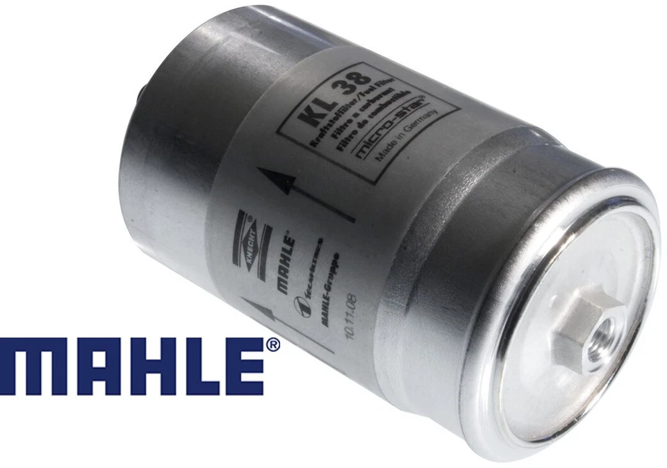 Filtro de combustible con accesorios roscados (82 mm de diámetro) para Mercedes - OEM Mahle Foto 2 de 4